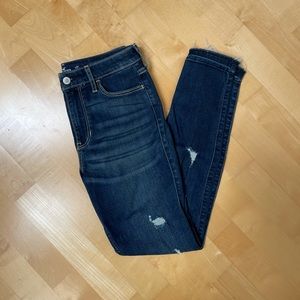 Hollister High Rise Distressed Skinny Jeans